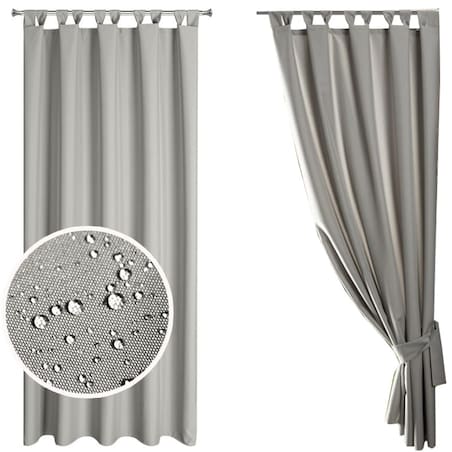 Wodoodporna Zasłona Ogrodowa Tarasowa Taras Tunel 155 x 200 Szara na Szelkach