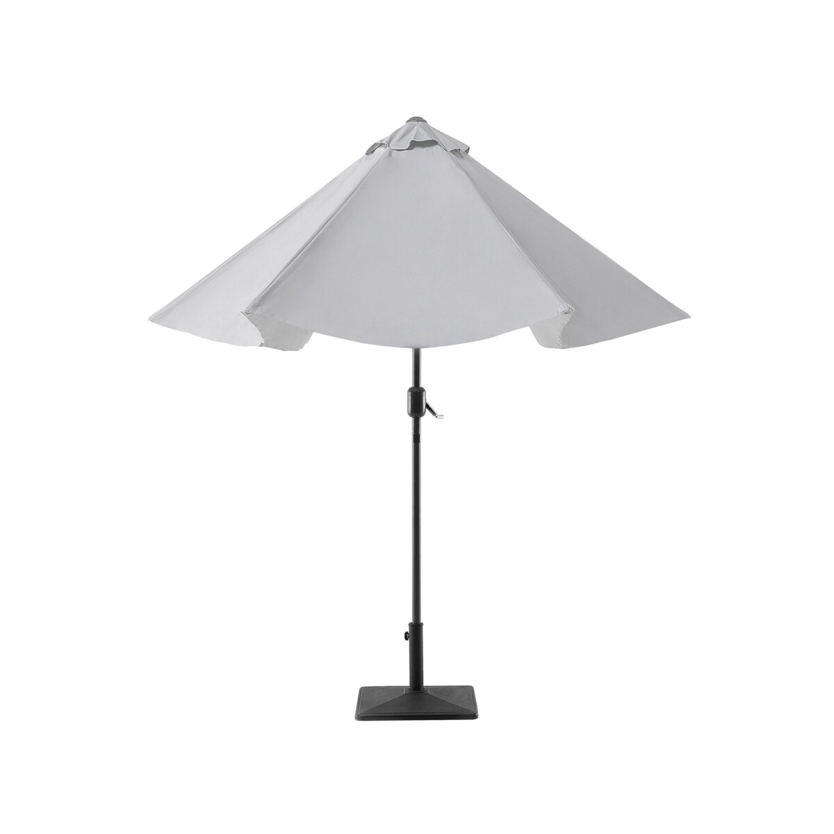 Parasol ogrodowy ⌀ 270 cm jasnoszary VARESE