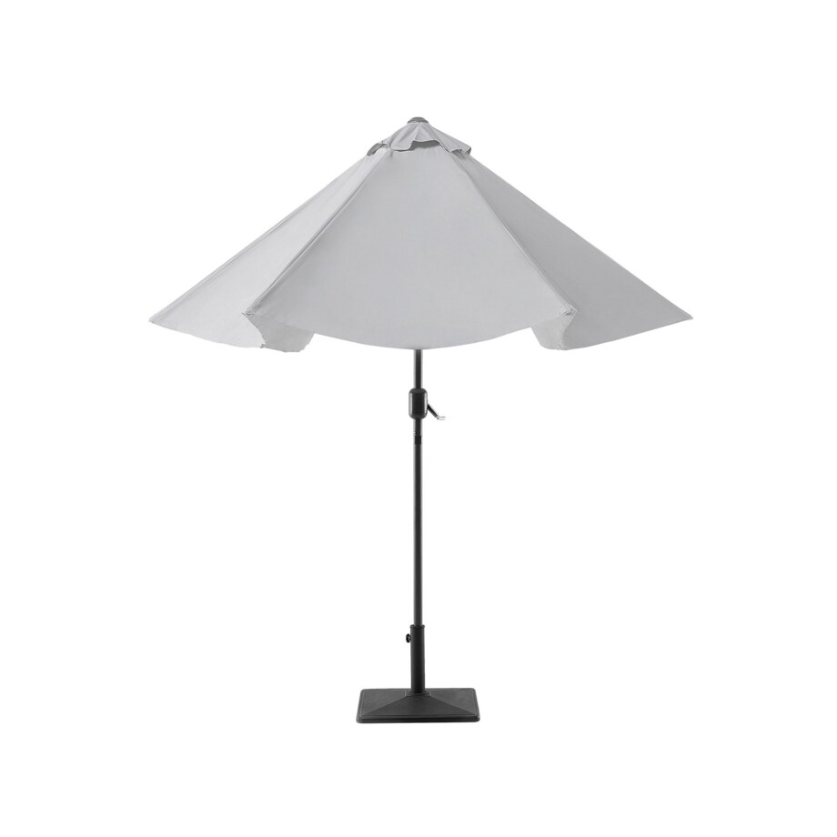 Parasol ogrodowy ⌀ 270 cm jasnoszary VARESE