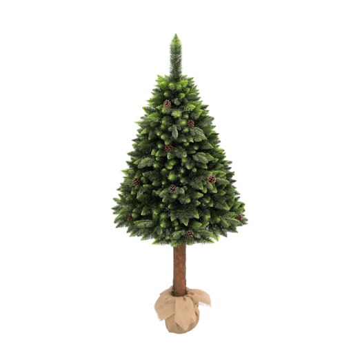 Choinka sztuczna Sosna oliwkowa z gałązkami PE na pniu