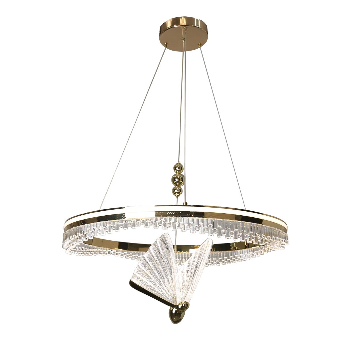 Lampa wisząca Light Prestige Marissa złoty LED CCT 3000K/4000K/6000K (regulowana) 1 szt.