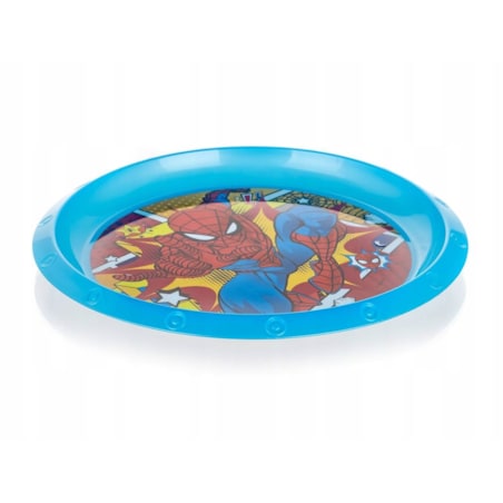 KUBEK TALERZ plastikowy dla dziecka chłopca SPIDERMAN bajka naczynia