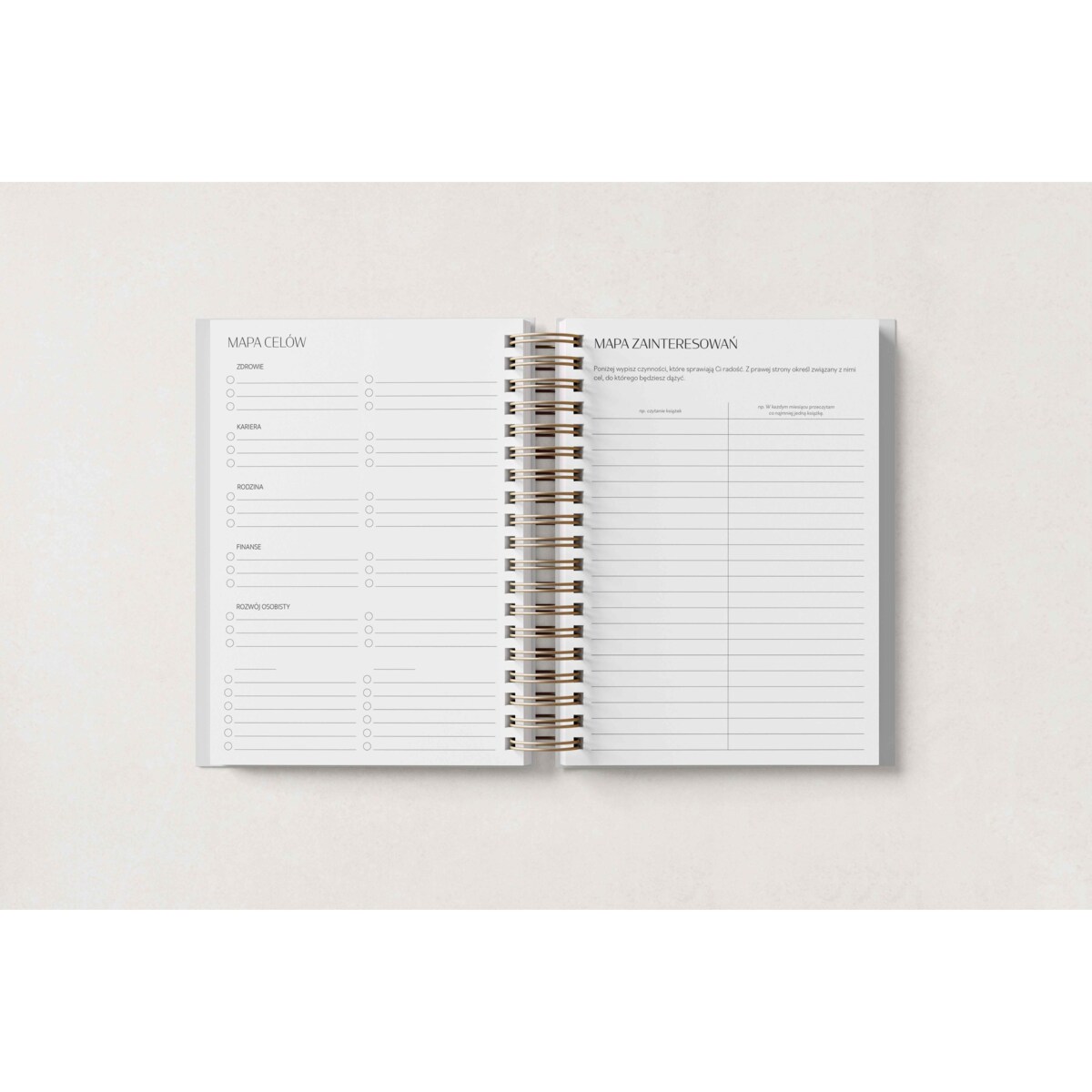 PLANNER NIEDATOWANY TYGODNIOWY – WHITE BEET