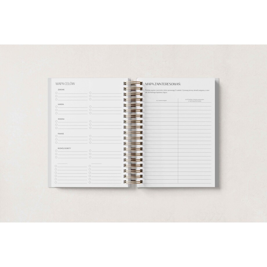 PLANNER NIEDATOWANY TYGODNIOWY – WHITE BEET