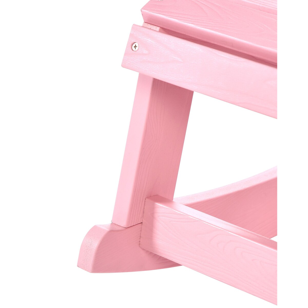 Fotel bujany ogrodowy dla dzieci różowy ADIRONDACK