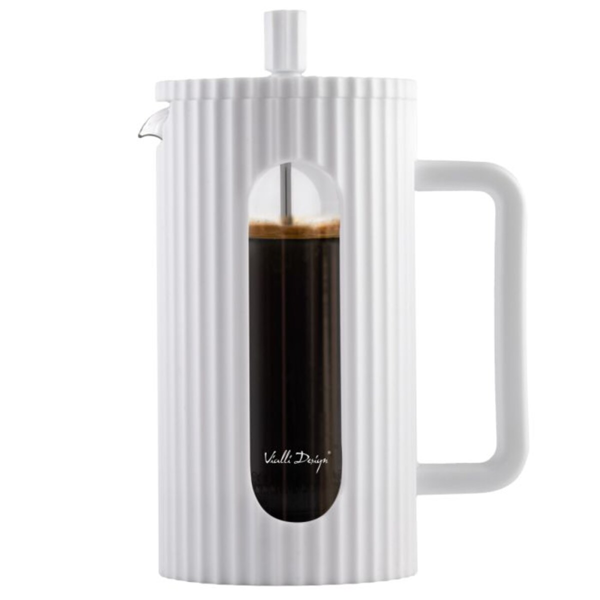 Zaparzacz do kawy i herbaty 1000 ml Livio biały 0718