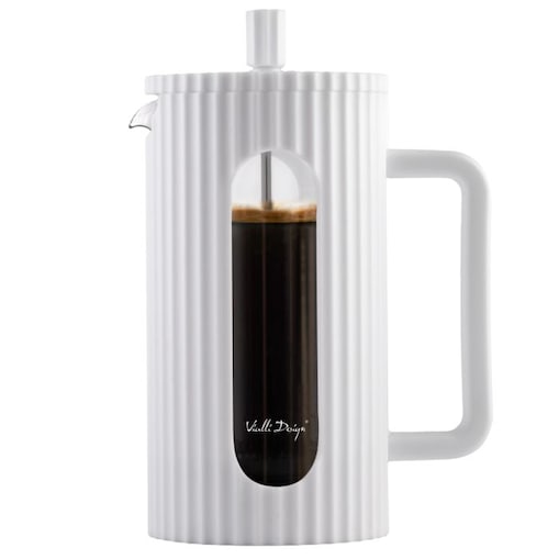 Zaparzacz do kawy i herbaty 1000 ml Livio biały 0718