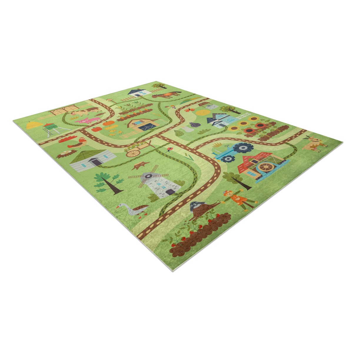 Dywan do prania BAMBINO 50200 Wioska, ulice, 200x290 cm