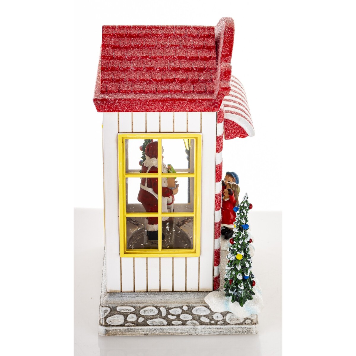 Dekoracja świąteczna CANDY SHOP 22,5x17x12,5 cm LED i pozytywką