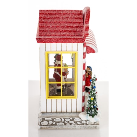 Dekoracja świąteczna CANDY SHOP 22,5x17x12,5 cm LED i pozytywką