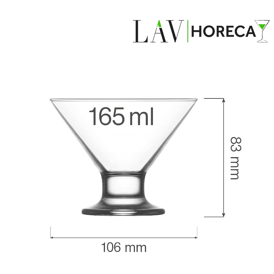 Pucharek do deserów i lodów Florence 165 ml, LAV