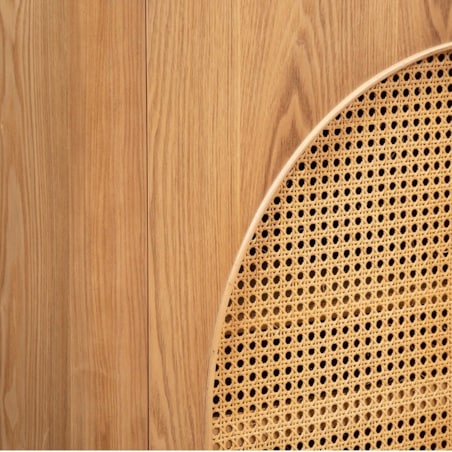 Komoda z plecionką wiedeńską VIENNESE 150,5 cm