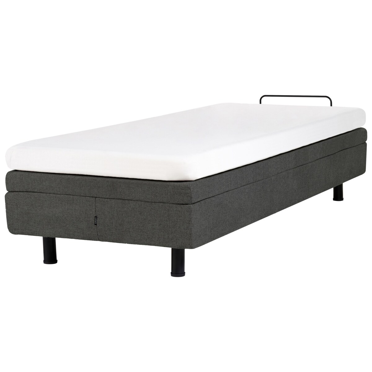 Łóżko regulowane bez zagłówka DUKE II 90 x 200 cm Ciemnoszary