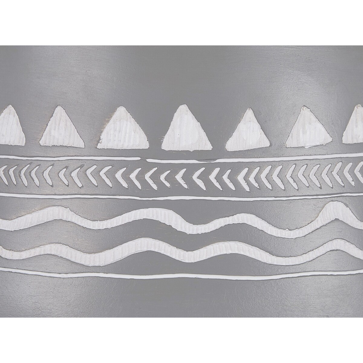 Doniczka na stojaku 42 x 42 x 44 cm jasnoszara WERIA