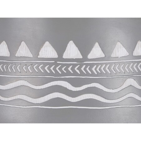 Doniczka na stojaku 42 x 42 x 44 cm jasnoszara WERIA