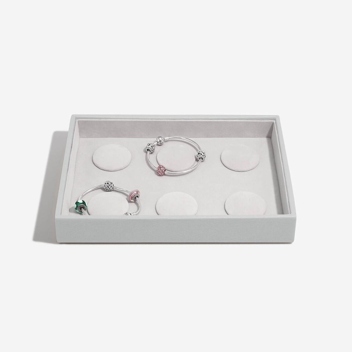 Szkatułka na bransoletki charms Stackers classic kamienna szarość