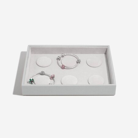 Szkatułka na bransoletki charms Stackers classic kamienna szarość