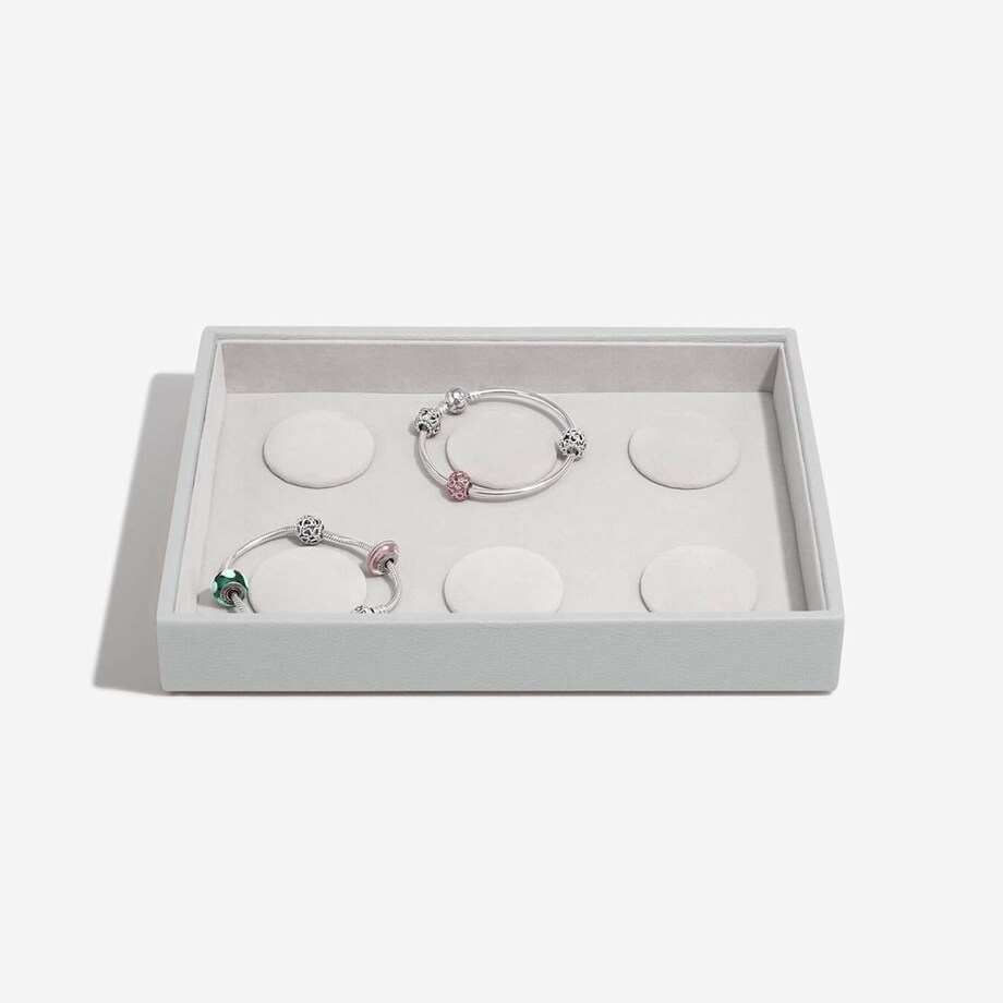 Szkatułka na bransoletki charms Stackers classic kamienna szarość