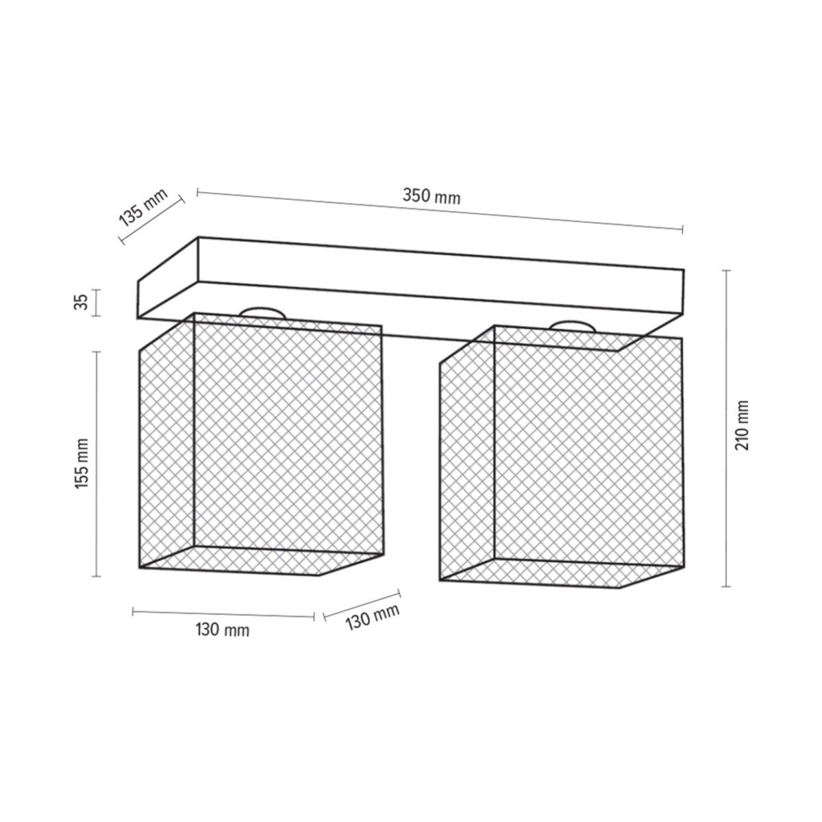 Drewniana Lampa Sufitowa BRITOP Lighting Norman 2xE27 Max.25W Naturalna Brzoza FSC z Akcentem Chromu, Polski Producent 1 szt.