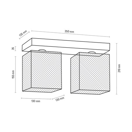 Drewniana Lampa Sufitowa BRITOP Lighting Norman 2xE27 Max.25W Naturalna Brzoza FSC z Akcentem Chromu, Polski Producent 1 szt.