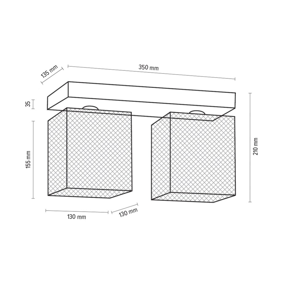 Drewniana Lampa Sufitowa BRITOP Lighting Norman 2xE27 Max.25W Naturalna Brzoza FSC z Akcentem Chromu, Polski Producent 1 szt.