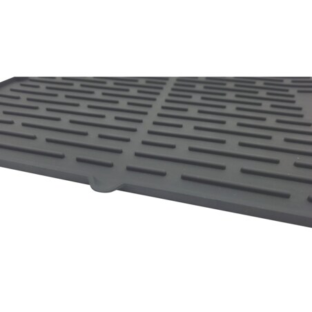 Mata do suszenia naczyń silikonowa 42x33cm szara KINGHOFF