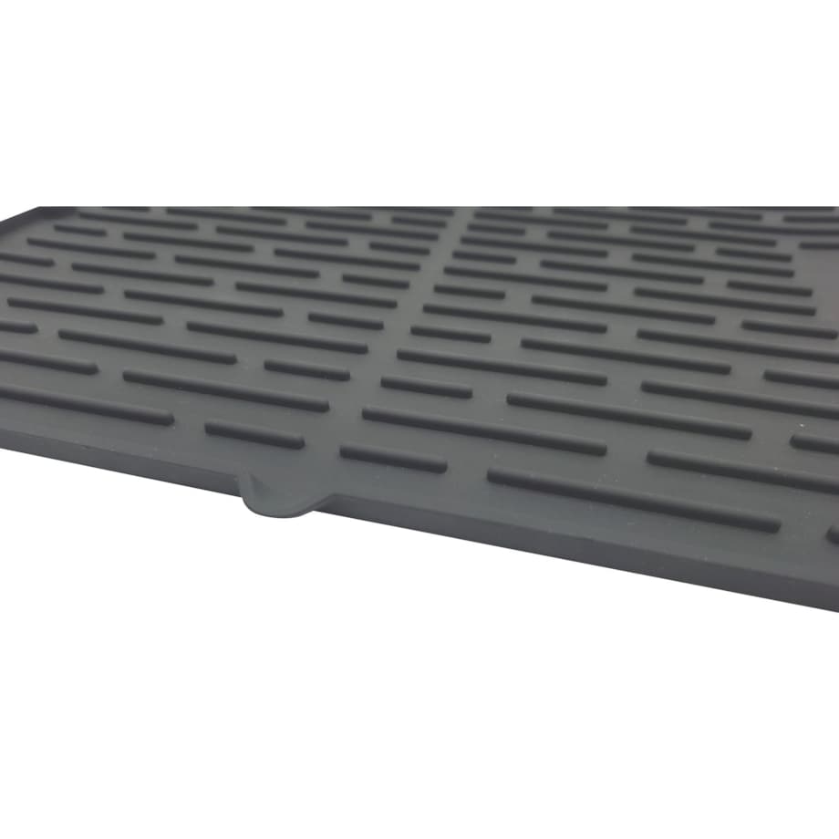 Mata do suszenia naczyń silikonowa 42x33cm szara KINGHOFF