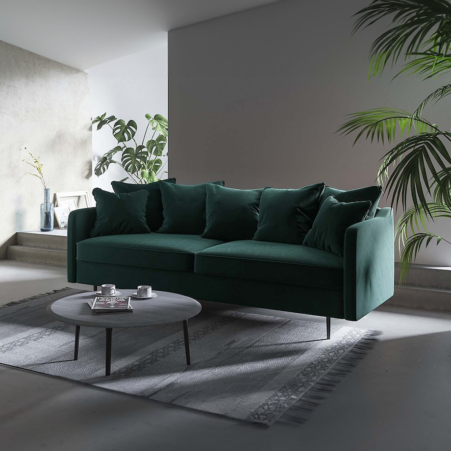 Esme 3-osobowa sofa - turkusowa