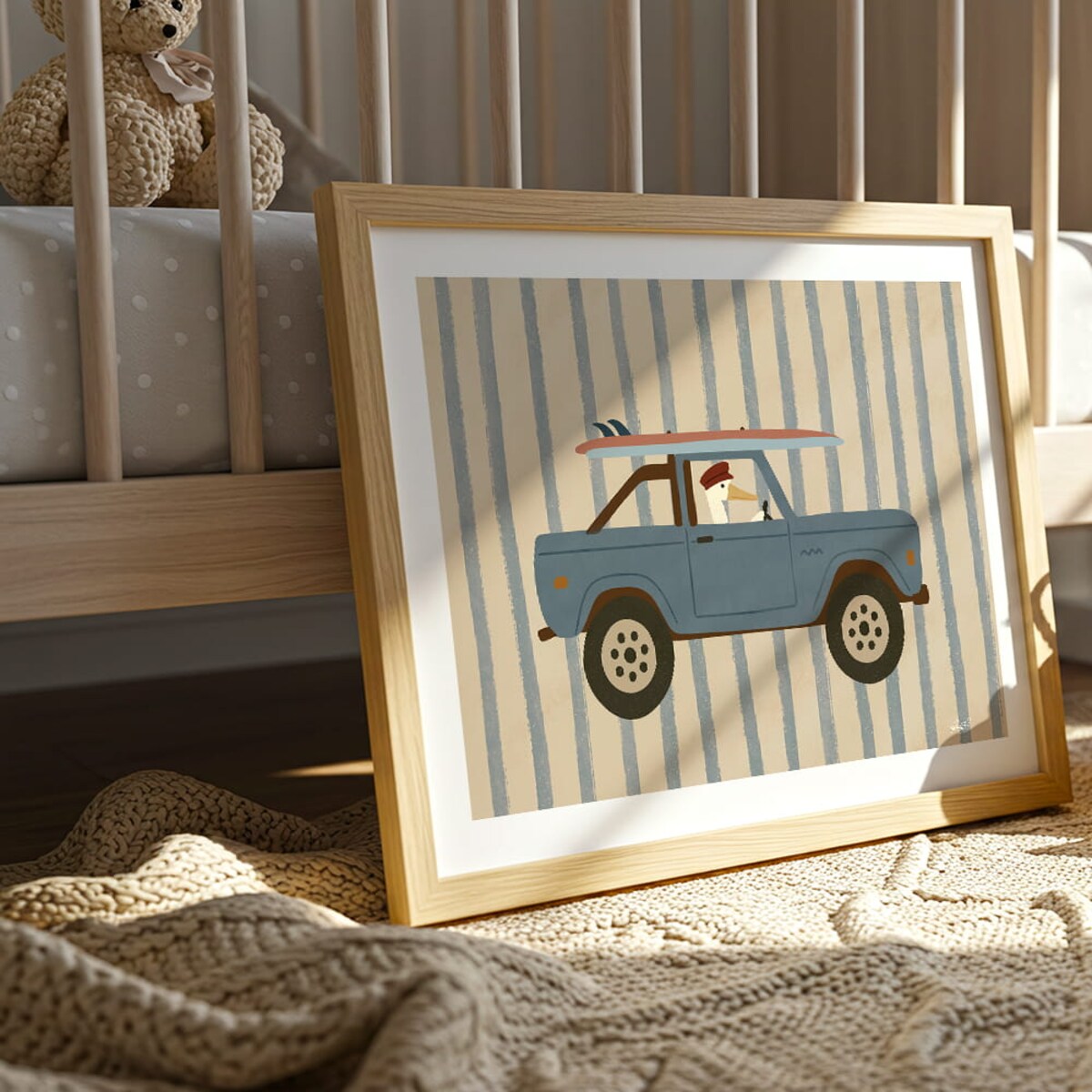 plakat pelikan surfer 70x100