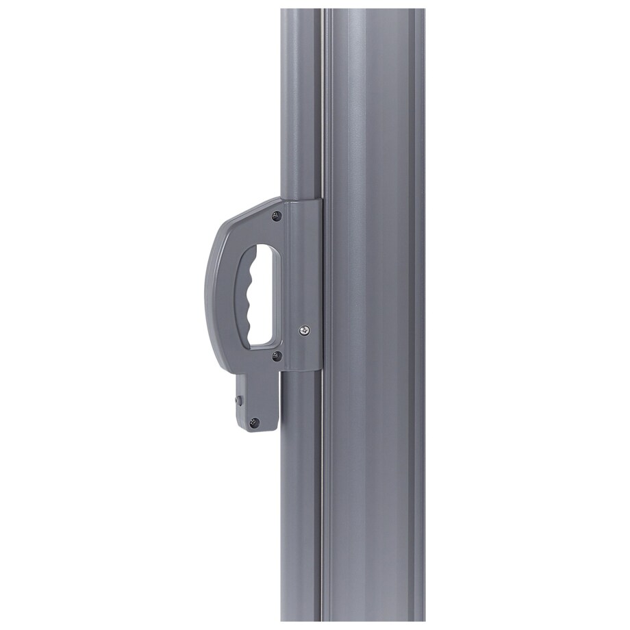 Markiza boczna zwijana 180 x 300 cm ciemnoszara DORIO