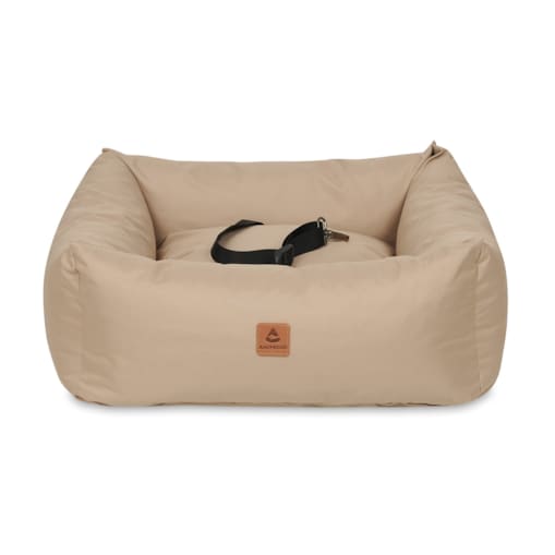 Animood Fotelik samochodowy Julian rozmiar: uniwersalny, kolor: cappucino, materiał: kodura