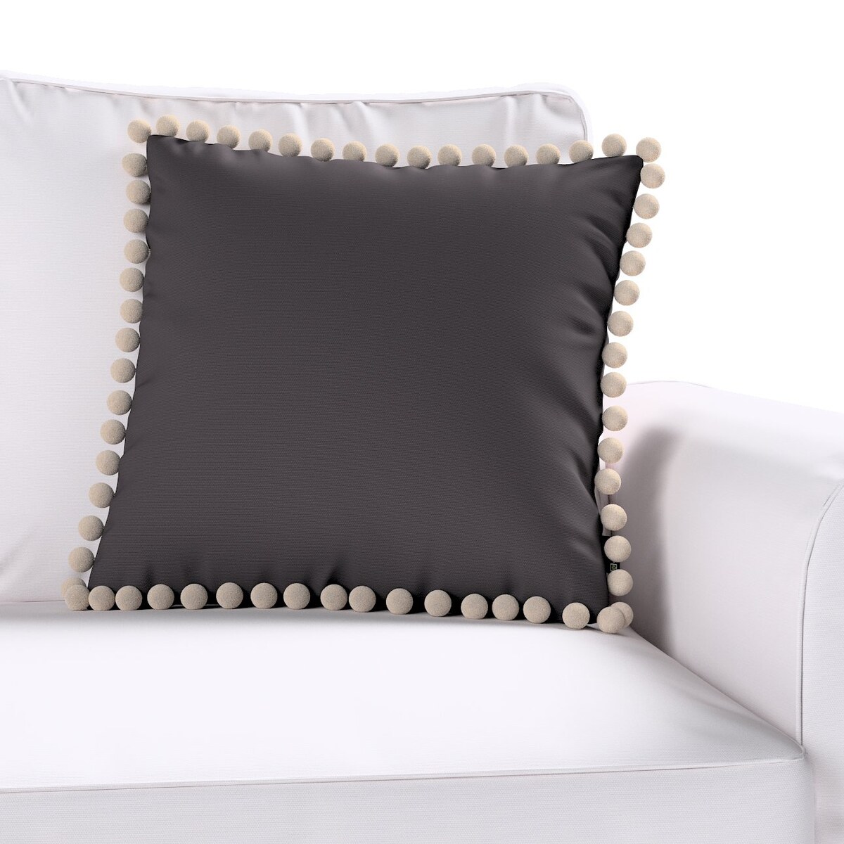 Poszewka Wera na poduszkę 45x45 Black (czarny)