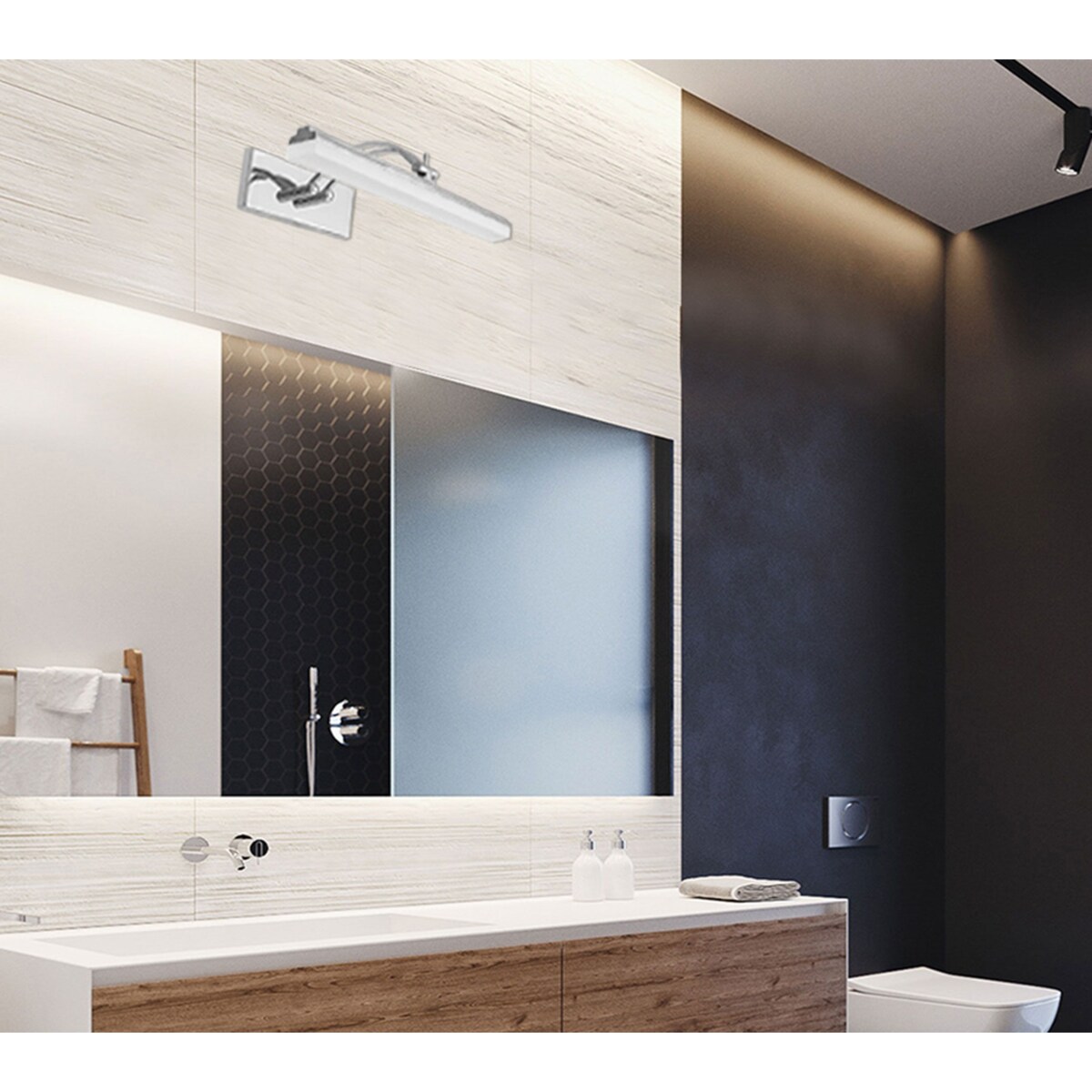 Kinkiet Led App372-1W 40Cm Chrom, Metal