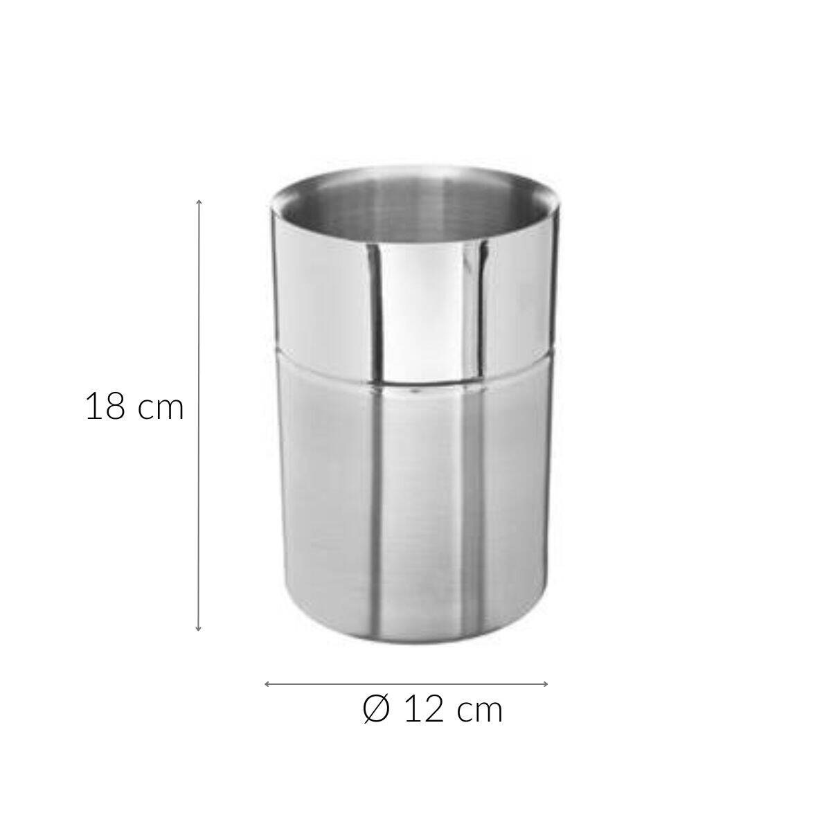 Stojak na wino chłodzący, stal nierdzewna, Ø 12 cm