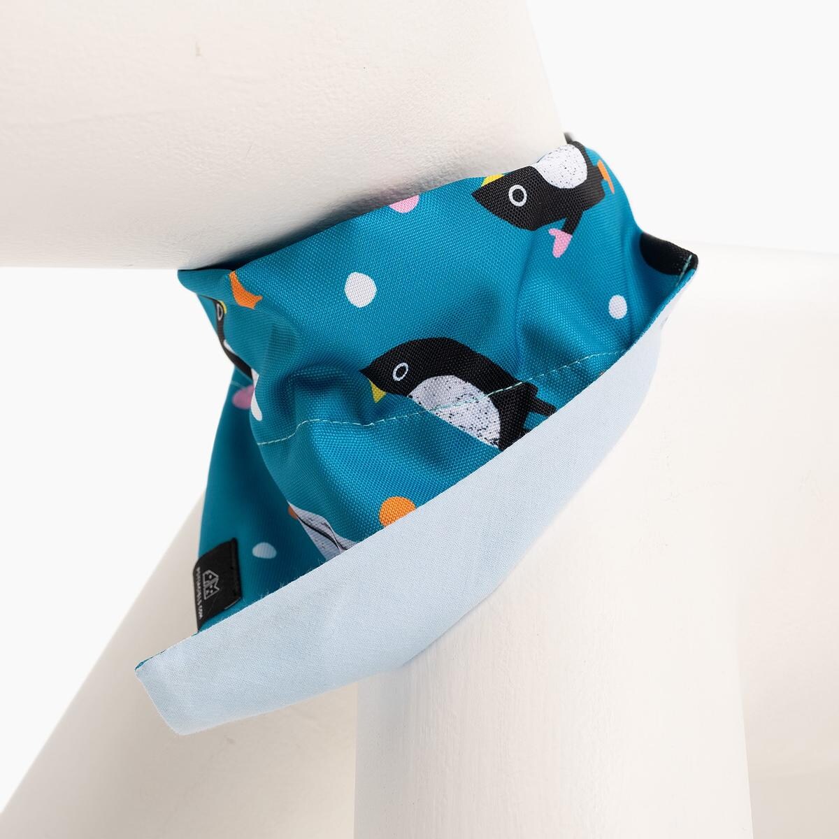 Bandanka "Łot de fok?" na obrożę - Rozmiar: L, Rodzaj: Do obroży