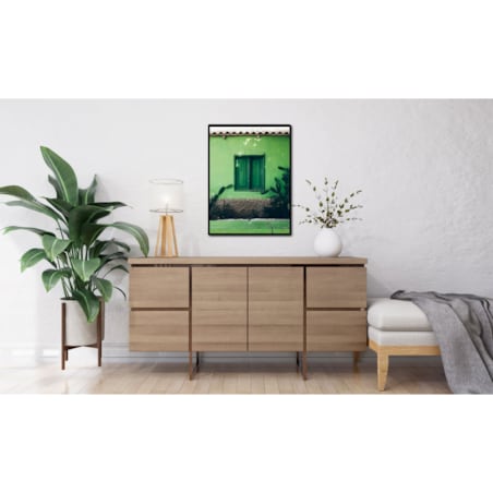 Poster Story, Plakat, Obraz - Zielony Budynek, wymiary 50 x 70 cm