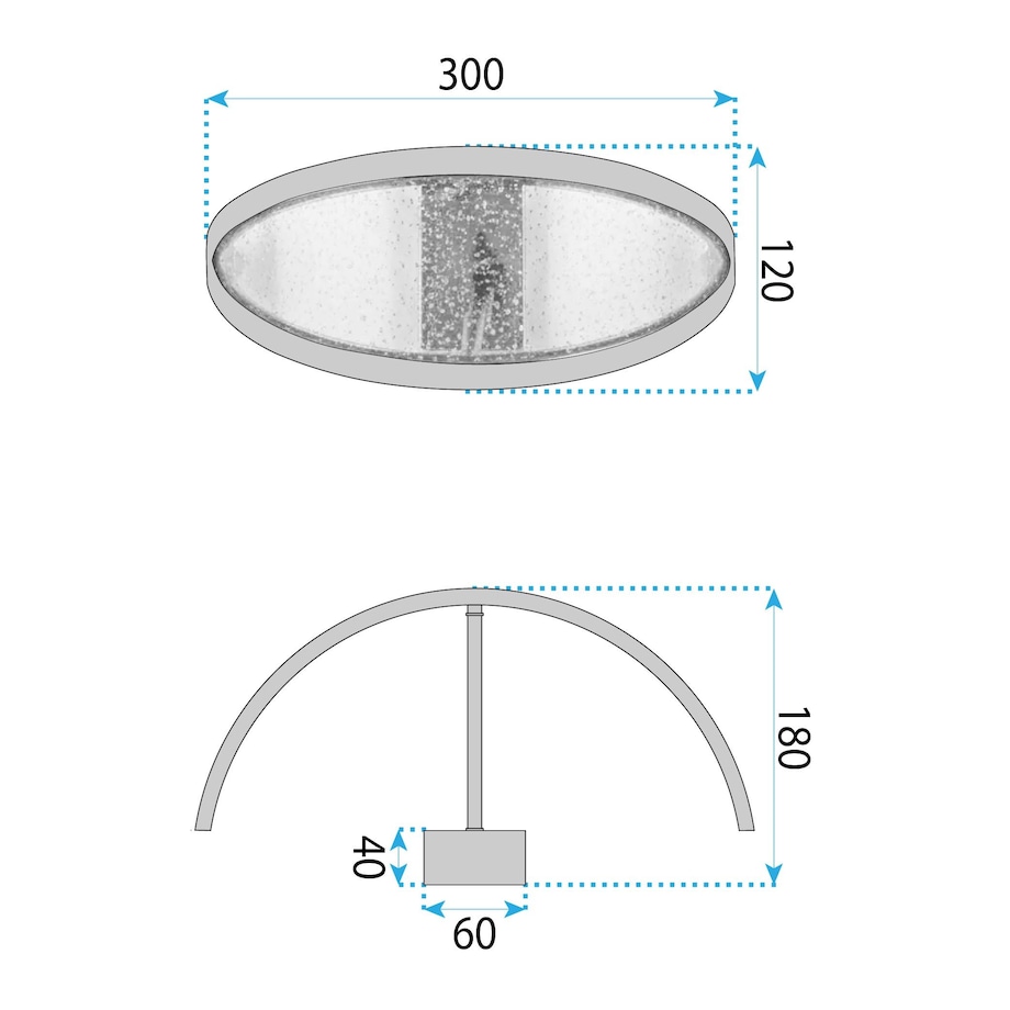 Kinkiet G137-W Led Złoty, Metal