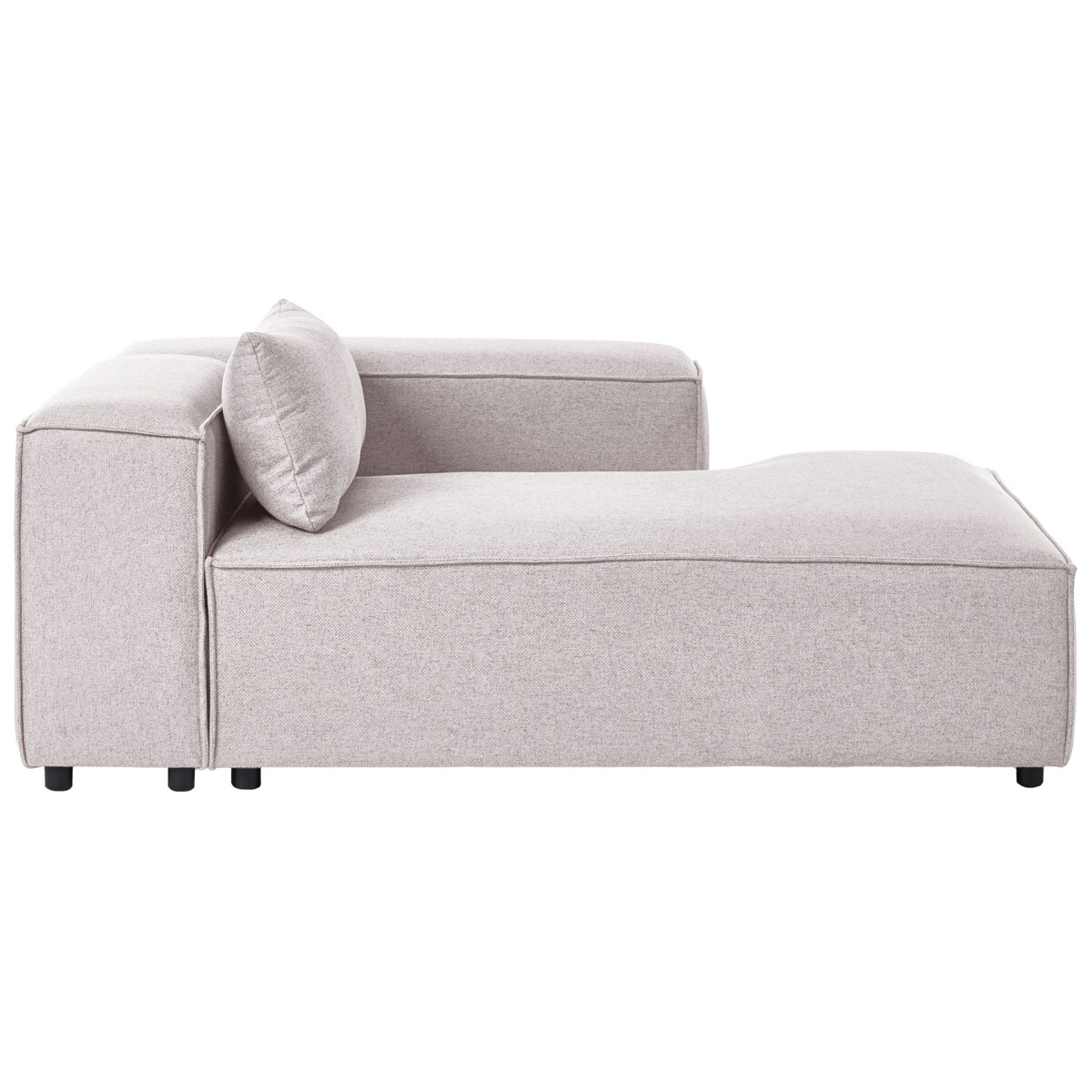 Szezlong lewostronny BRANDE Jasnobrązowy