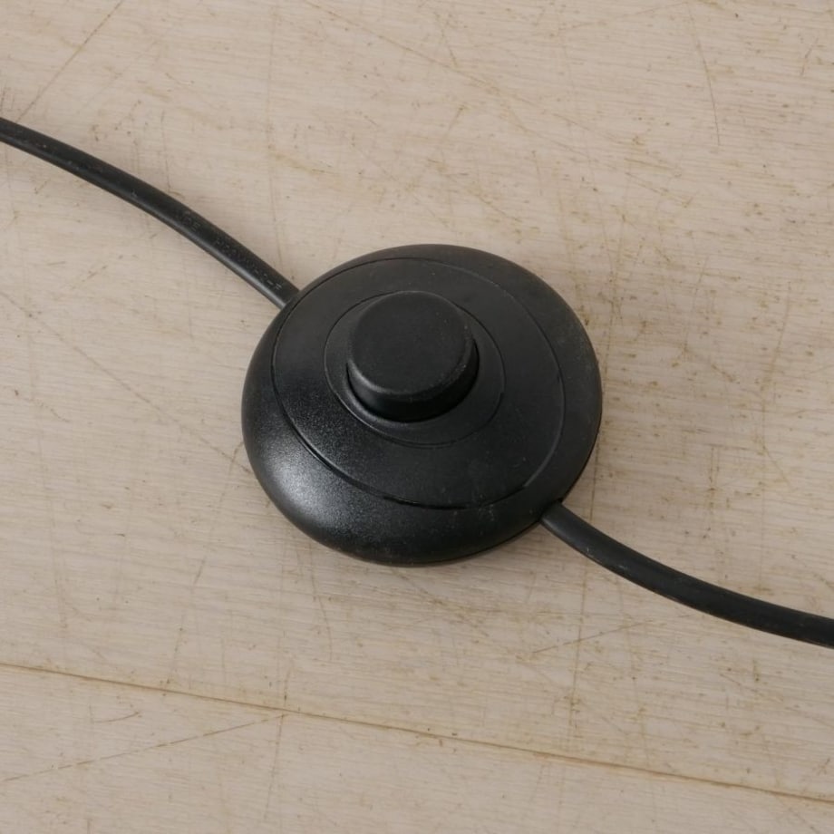 Lampa podłogowa 176x40 cm z drewna mango