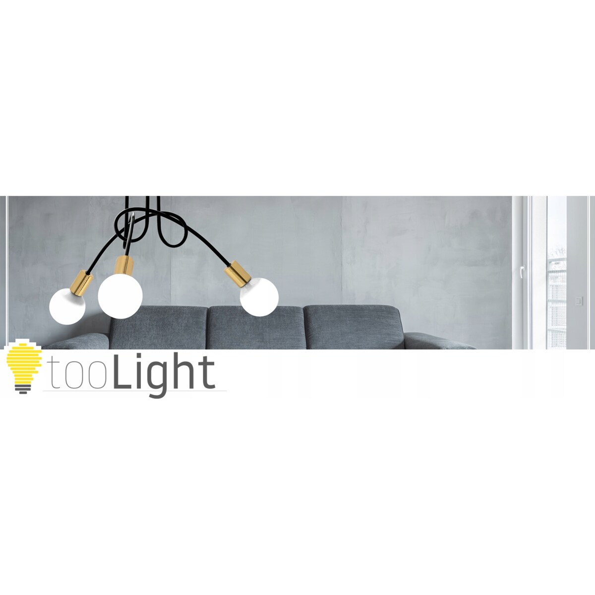 Lampa Sufitowa Wisząca Żyrandol Paradise 3 Złota