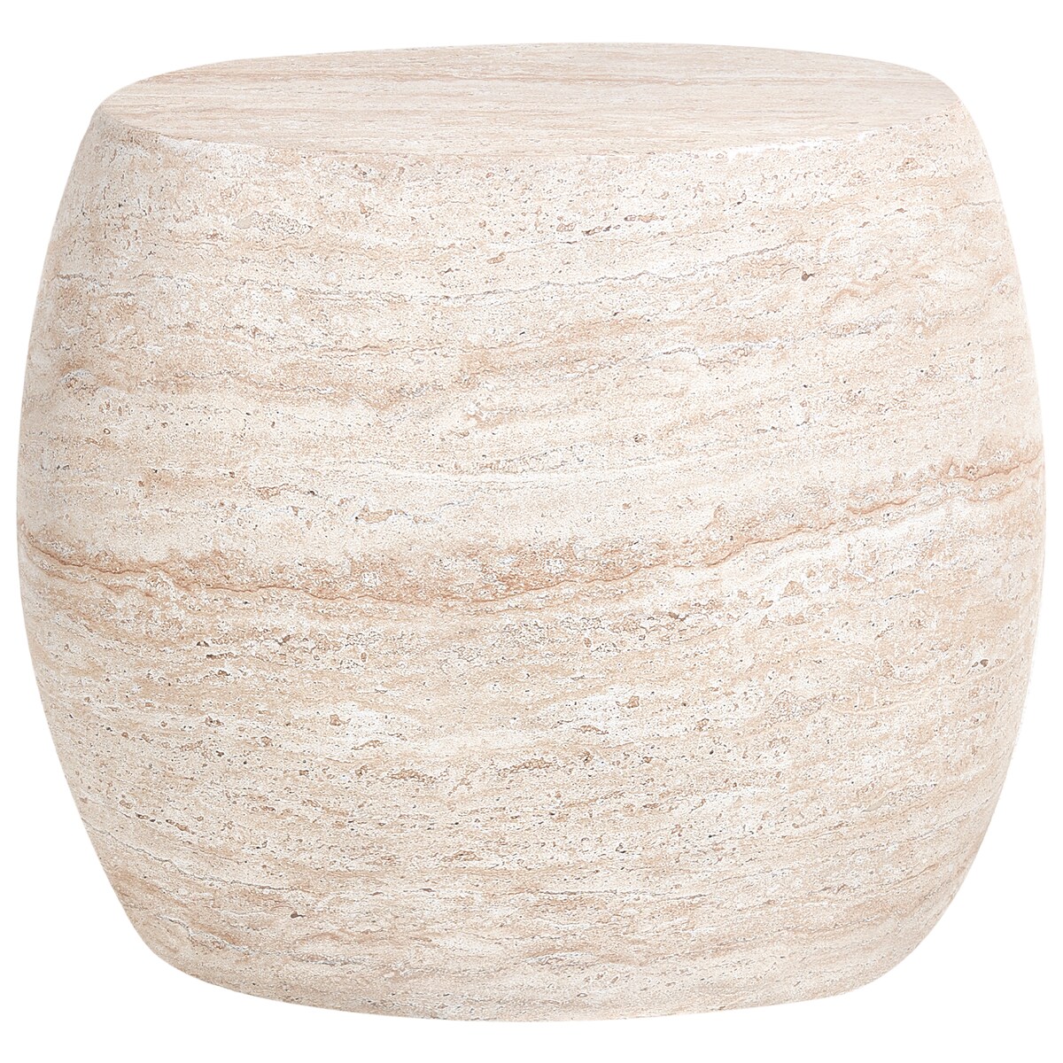 Stolik pomocniczy RICADI 40 cm 58 cm Efekt trawertynu