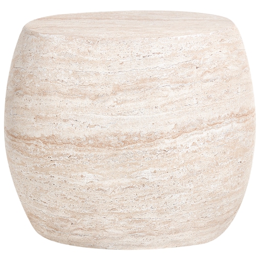 Stolik pomocniczy RICADI 40 cm 58 cm Efekt trawertynu