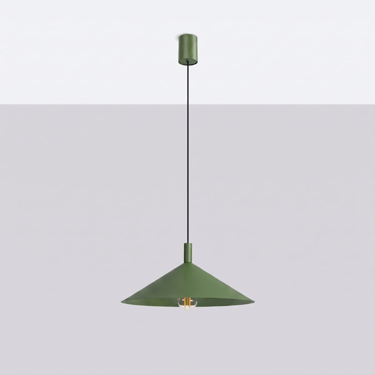 Lampa wisząca NOX 40 zielona oliwka
