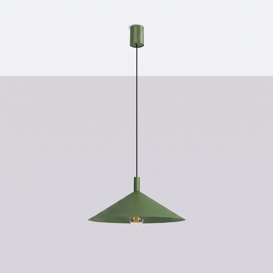 Lampa wisząca NOX 40 zielona oliwka