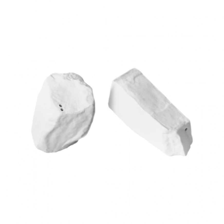 Zestaw SP ROCK & SALT 2 el. solniczka i pieprzniczka biała CDC1