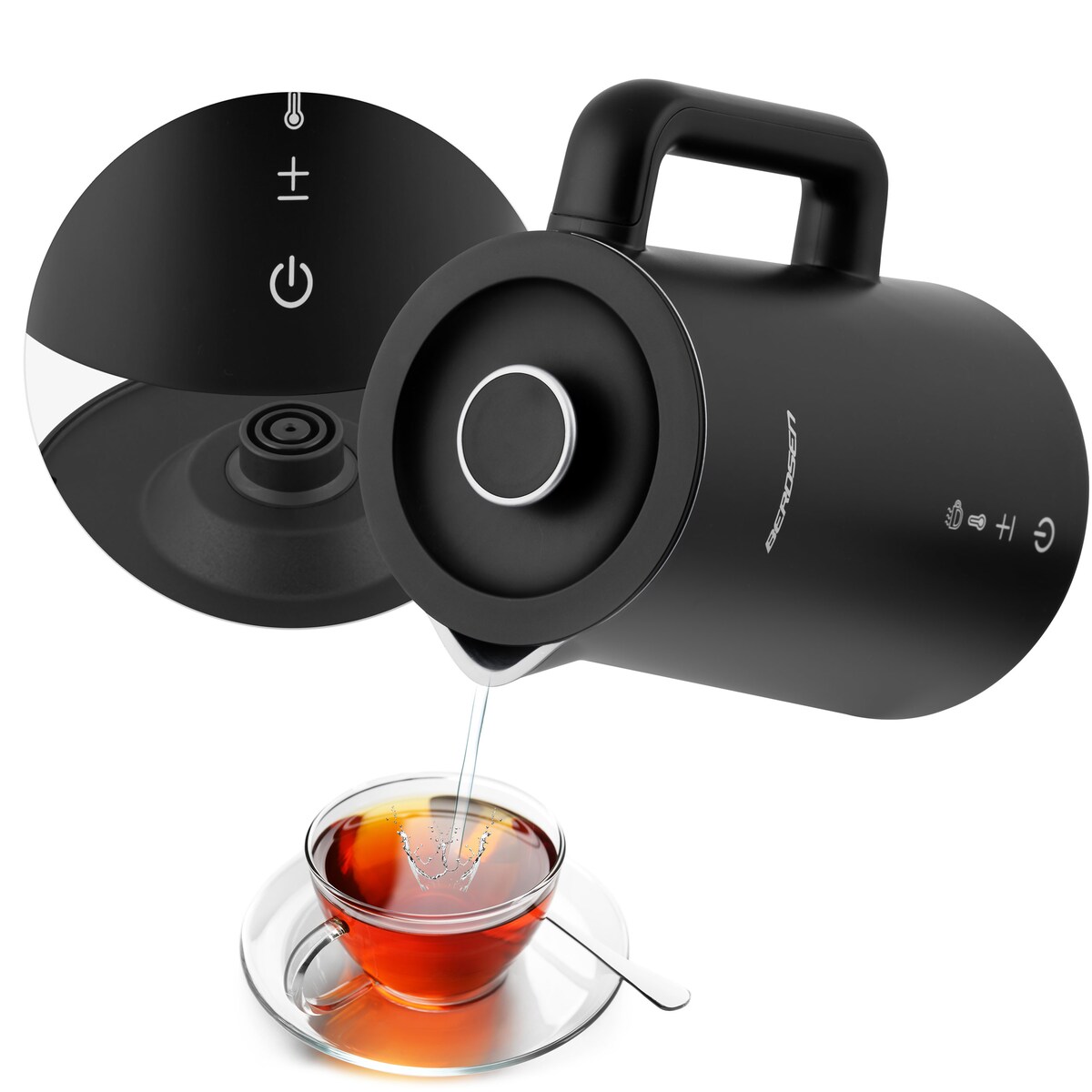 Czajnik elektryczny panel dotykowy 2200w 1,7l Berdsen