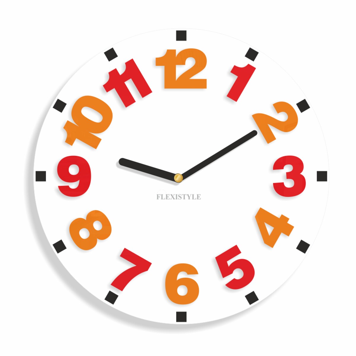 Zegar ścienny dla dzieci Numbers