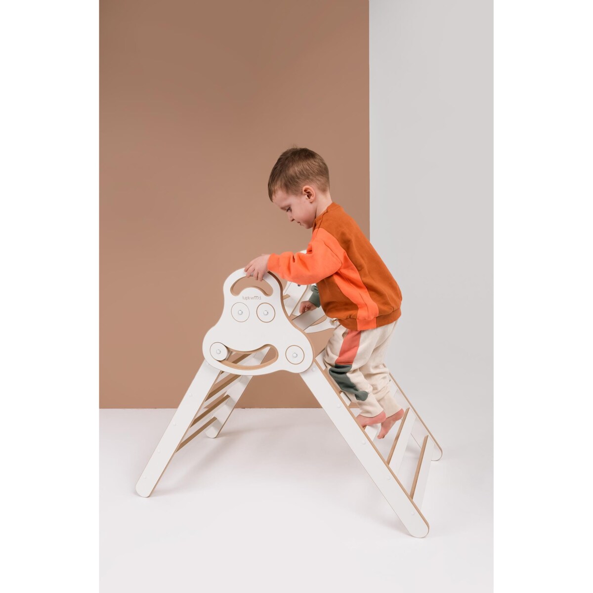 Drabinka Pikler + DUŻA zjeżdżalnia CHMURKI