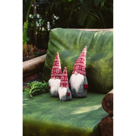 Skrzat świąteczny 50cm RED/GREY YX-019