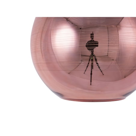 Lampa wisząca szklana miedziana ASARO